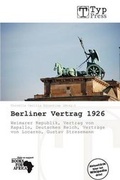 Cover: Berliner Vertrag 1926 - Typpress