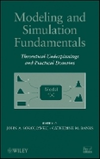 Enlarge image Cover: Modeling and Simulation Fundamentals - Theoretical Underpinnings and Practical Domains - Wiley