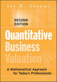 Enlarge image Cover: Quantitative Business Valuation - Wiley