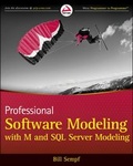 Cover: Professional Software Modeling with M and SQL Server Modeling - Wiley