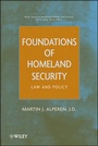 Cover: Foundations of Homeland Security - Wiley