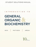 Cover: Introduction to General, Organic, and Biochemistry - Wiley
