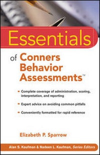 Enlarge image Cover: Essentials of Conners Behavior Assessments - Wiley