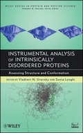 Cover: Instrumental Analysis of Intrinsically Disordered Proteins - Wiley