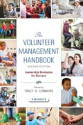 Cover: The Volunteer Management Handbook - Wiley