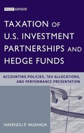 Cover: Taxation of U.S. Investment Partnerships and Hedge Funds - Wiley