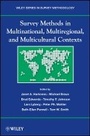 Cover: Survey Methods in Multinational Multiregional d Multicultural Contexts - Wiley