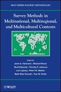 Cover: Survey Methods in Multinational Multiregional d Multicultural Contexts - Wiley