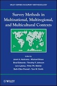 Enlarge image Cover: Survey Methods in Multinational Multiregional d Multicultural Contexts - Wiley