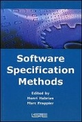 Cover: Software Specification Methods - Wiley