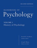 Cover: Handbook of Psychology, Volume 1, History of Psychology - Wiley