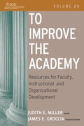 Cover: To Improve the Academy - Wiley