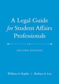 Cover: A Legal Guide for Student Affairs Professionals - Jossey-Bass