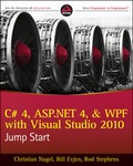 Cover: C# 4, ASP.NET 4, and WPF, with Visual Studio 2010 Jump Start - Wrox