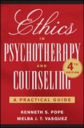 Cover: Ethics in Psychotherapy and Counseling - Wiley