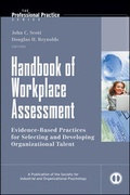 Cover: Handbook of Workplace Assessment - Pfeiffer