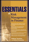 Cover: Essentials of Risk Management in Finance - Wiley