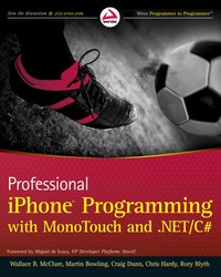 Enlarge image Cover: Professional iPhone Programming with MonoTouch and .NET/C# - Wrox Press