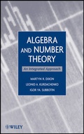 Cover: Algebra and Number Theory - Wiley
