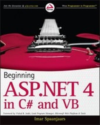 Enlarge image Cover: Beginning ASP.NET 4 - Wrox