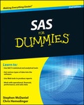Cover: SAS For Dummies - Wiley