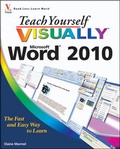 Cover: Teach Yourself VISUALLY Word 2010 - Visual