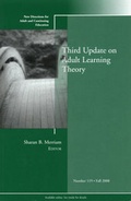 Cover: Third Update on Adult Learning Theory - Jossey-Bass