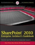 Cover: SharePoint 2010 Enterprise Architect's Guidebook - Wrox Press