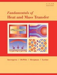 Enlarge image Cover: Fundamentals of Heat and Mass Transfer - Wiley