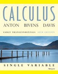 Cover: Calculus Early Transcendentals Single Variable - Wiley