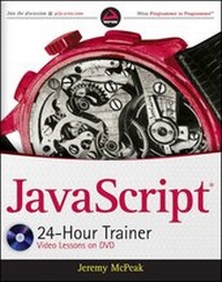 Enlarge image Cover: JavaScript 24-Hour Trainer - Wrox Press