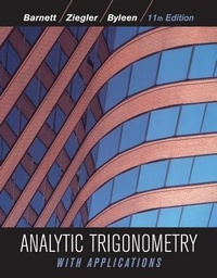 Abbildung von: Analytic Trigonometry with Applications - Wiley