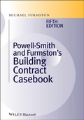 Cover: Powell?]Smith and Furmston's Building Contract Casebook - Wiley