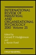 Cover: International Review of Industrial and Organizational Psychology 2010, Volume 25 - Wiley