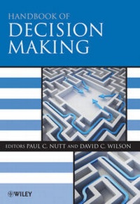 Enlarge image Cover: Handbook of Decision Making - Wiley
