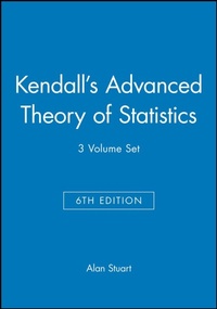 Enlarge image Cover: Kendall's Advanced Theory of Statistics, Set - Wiley