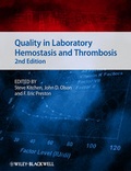 Cover: Quality in Laboratory Hemostasis and Thrombosis - Wiley-Blackwell