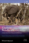Cover: Elephants and Savanna Woodland Ecosystems - Wiley