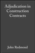 Cover: Adjudication in Construction Contracts - Wiley