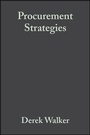 Cover: Procurement Strategies - Wiley-Blackwell