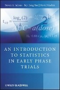 Enlarge image Cover: An Introduction to Statistics in Early Phase Trials - Wiley