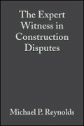 Cover: The Expert Witness in Construction Disputes - Wiley
