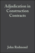 Cover: Adjudication in Construction Contracts - Wiley
