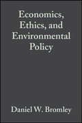 Cover: Economics, Ethics, and Environmental Policy - Wiley-Blackwell