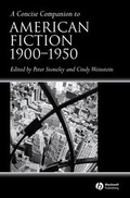 Cover: A Concise Companion to American Fiction 1900 - 1950 - Wiley-Blackwell