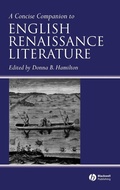 Cover: A Concise Companion to English Renaissance Literature - Wiley