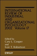 Cover: International Review of Industrial and Organizational Psychology 2002 V17 - Wiley