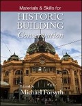 Cover: Materials and Skills for Historic Building Conservation - Wiley