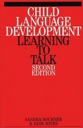 Cover: Child Language Development - Wiley