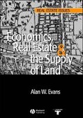 Cover: Economics, Real Estate and the Supply of Land oBook - Wiley
